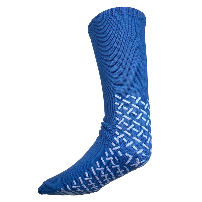 [Australia] - BARIATRIC SLIPPER SOCK NON SKID (3pk), 3X large, Blue, Blue, Size 3X large 