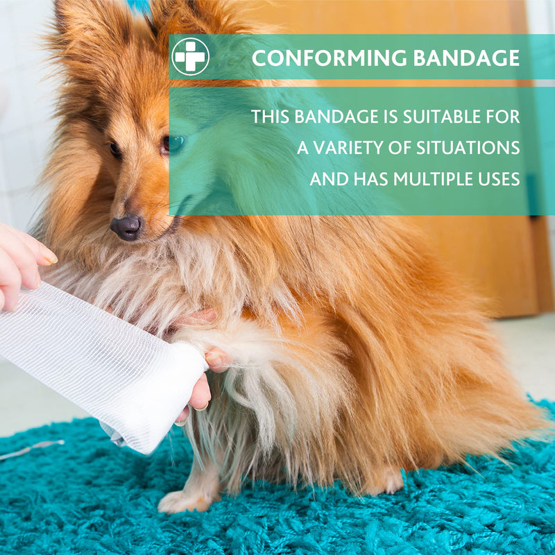 [Australia] - White Reliform Soft, Comfortable, And High Absorbency Conforming Retention Bandage Designed To Secure Dressing And Wounds. First Aid Bandages For Wound Covering - (5cm X 4m ) Pack Of 10 