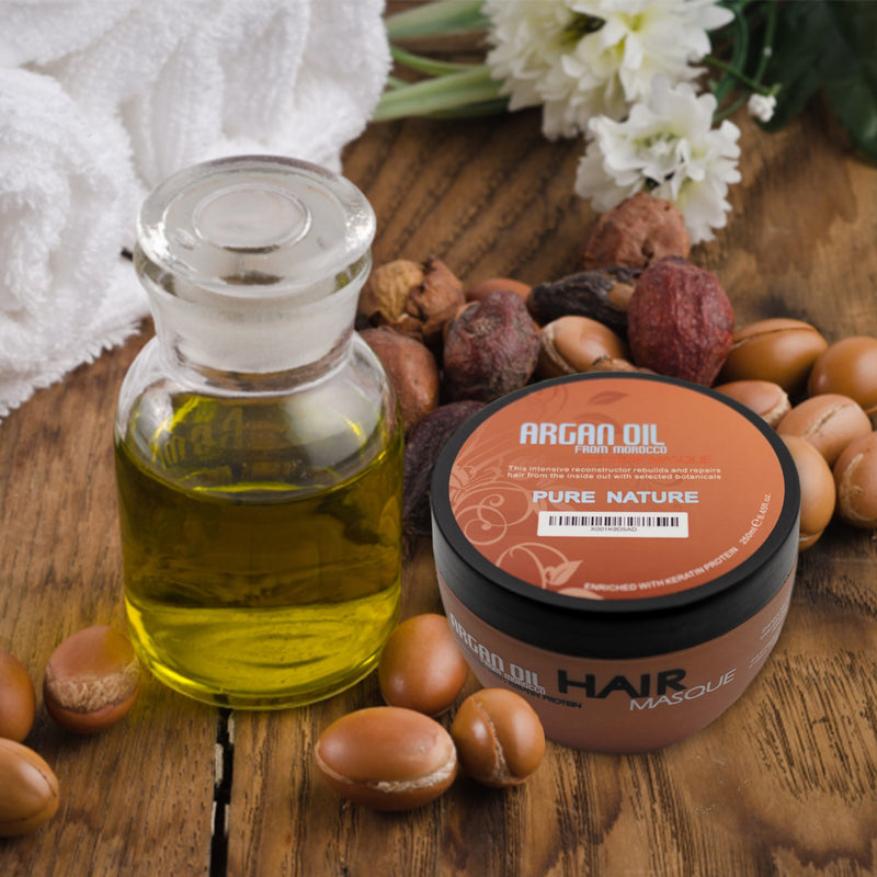 [Australia] - Argan Oil Hair Mask - Deep Conditioner Sulfate Free for Dry or Damaged Hair with Jojoba Kernel Oil Aloe Vera Collagen and Keratin 