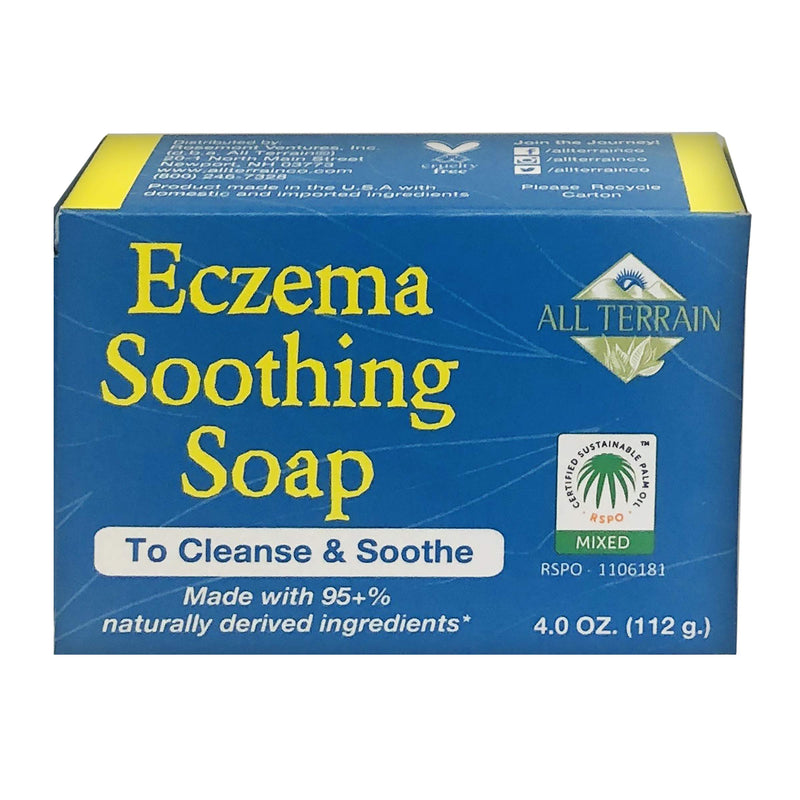 [Australia] - All Terrain Eczema Soothing Soap Bar, 4oz, To Cleanse & Calm Itchy, Irritated Eczema Skin 