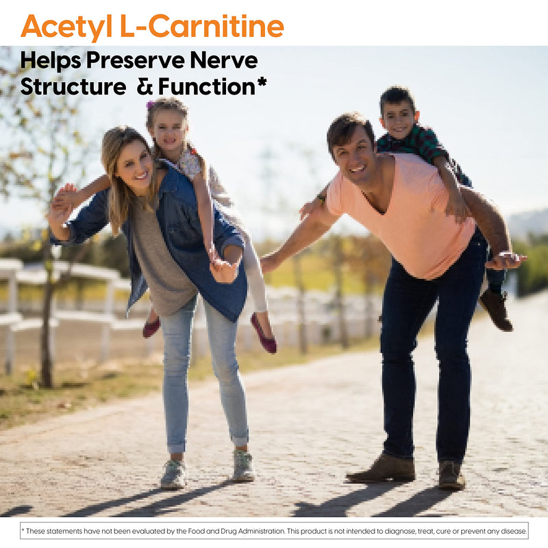 [Australia] - Doctor's Best Acetyl L-Carnitine, Help Boost Energy Production, Support Memory/Focus, Mood, Non-GMO, Vegan, Gluten Free, 120 Count (Pack of 1) (DRB-00152) 120 Count (Pack of 1) 