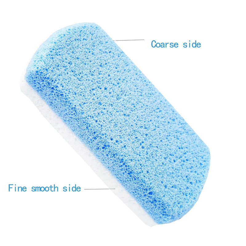 [Australia] - KLLENAKIY Foot Pumice Scrubber Stone for Feet Thick Skin buildup Callus Remover and Cuticle (Blue) Blue 