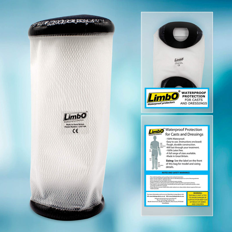 [Australia] - LimbO Waterproof Cast and Dressing Protector, PICC Line Cover M45, 22 to 25 cm Upper Arm Circumference M45: 22-25 cm Upper Arm Circ. 