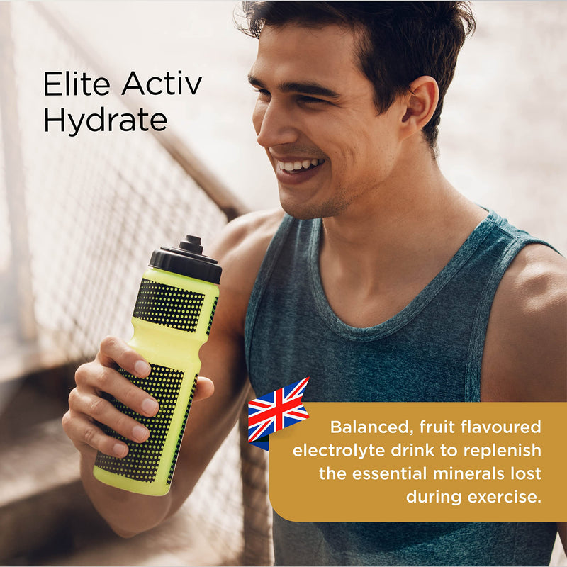 [Australia] - Healthspan Elite Activ Hydrate (40 Effervescent Tablets) | Citrus | All Blacks Official Partner | Calcium, Magnesium, Potassium & Sodium | Hydrate & Replenish Minerals | Vegan 