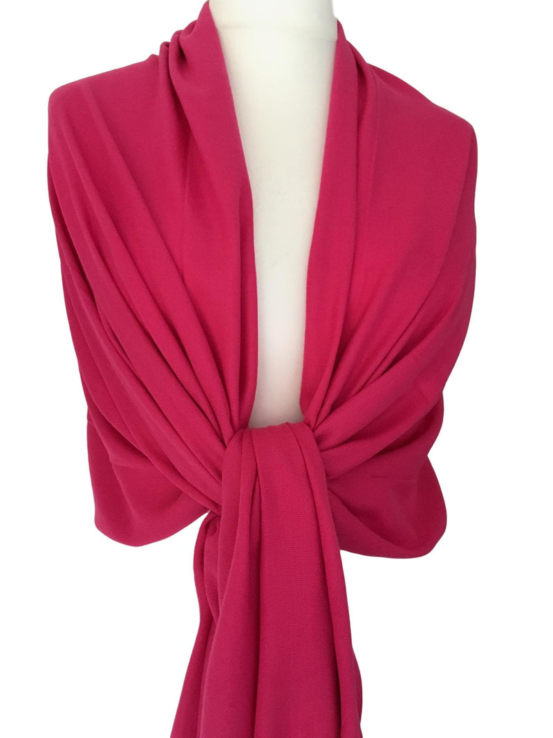 [Australia] - Purple Possum® Pink Pashmina Cerise Wrap Ladies Fuchsia Wedding Prom Shawl Womens Oversized Scarf 