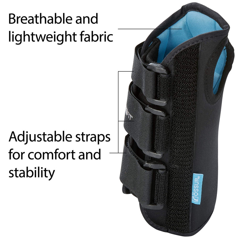 [Australia] - Ossur Formfit Wrist Brace for Treatment of Tendonitis, Carpel Tunnel, Post Cast Healing and Soft Tissue Injuries | Wrist Immobilization, Breathable Material, Custom Fit | 8" Version (Right, X-Small) Right - X-Small 