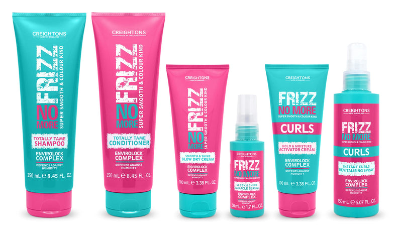[Australia] - Creightons Frizz No More Sleek & Shine Miracle Serum (50 ml) - Smooth Hair from Root to Tip, Lock out Frizz & Moisture in, Perfect for Frizz Prone or Wavy/Curly Hair, Super Smooth & Colour Kind 