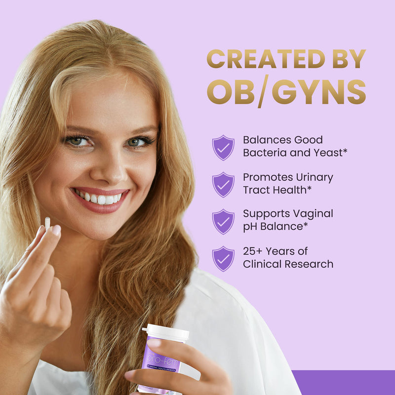 [Australia] - HPD Rx Pro-Fem #1 Vaginal Health Probiotic | Vaginal Probiotics | Clinically Proven to Promote Yeast & PH Balance, Urinary Tract Health | Feminine Probiotics | Works in 7 Days | 30 Capsules | 2-Pack 30 Count (Pack of 2) 