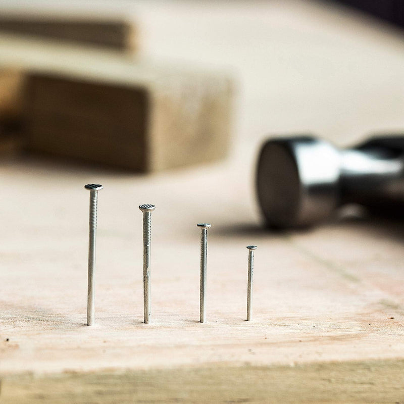 [Australia] - Mr. Pen- Nail Assortment Kit, 600pc, Small Nails, Nails, Nails for Hanging Pictures, Picture Hanging Nails, Finishing Nails, Hanging Nails, Picture Nails, Wall Nails for Hanging, Pin Nails 