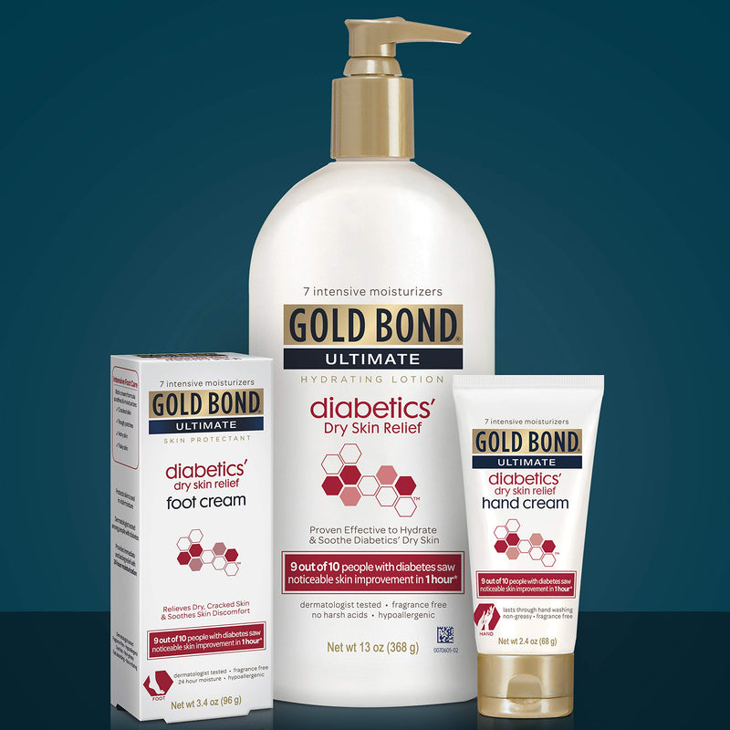 [Australia] - Gold Bond Ultimate Diabetics' Dry Skin Relief Hand Cream - 2.4 oz 