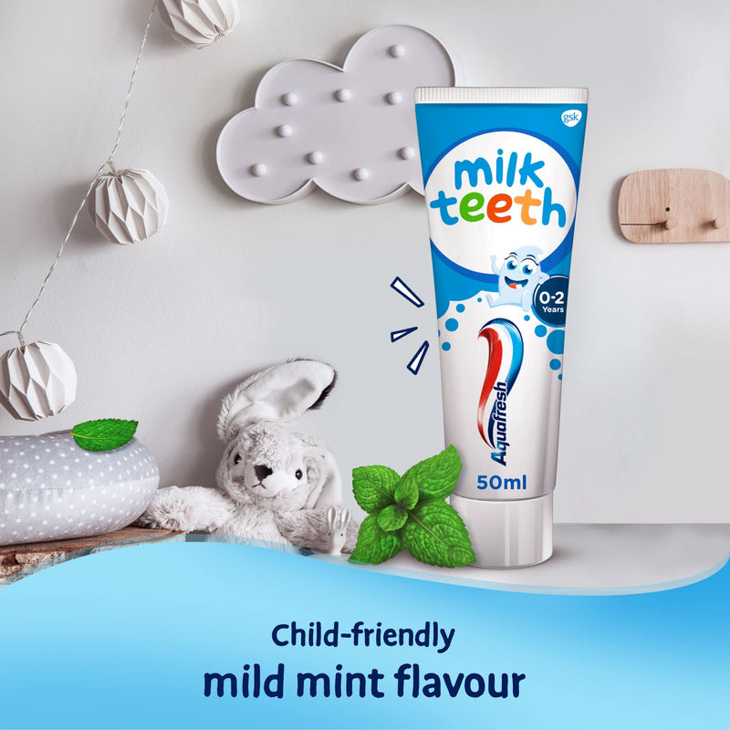 [Australia] - Aquafresh Baby Toothpaste, Milk Teeth, 0-2 Years, 50ml 