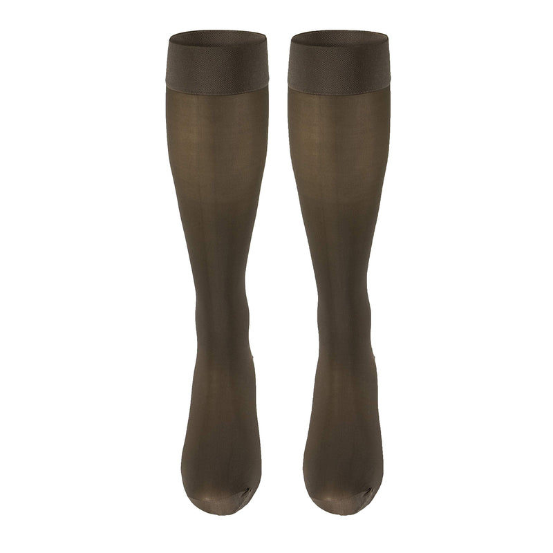 [Australia] - Truform Sheer Compression Stockings, 20-30 mmHg, Women's Knee High Length, 30 Denier, Taupe, Small Small (1 Pair) 