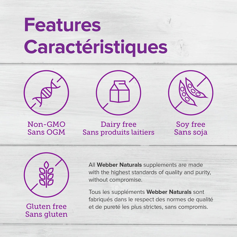 [Australia] - Webber Naturals Digestive Enzymes for Proteins and Carbohydrates, 90 Tablets 