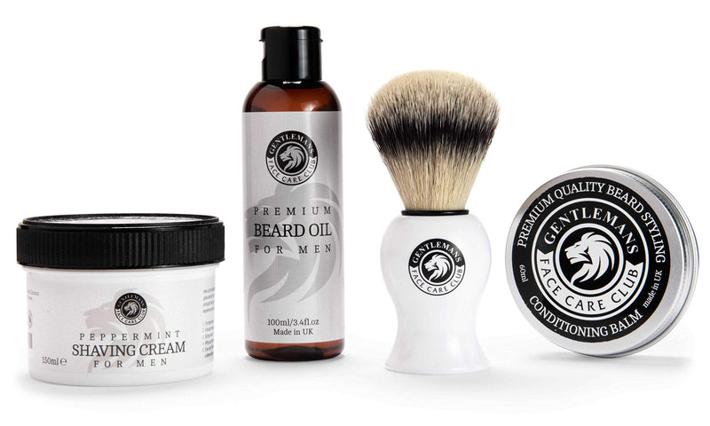 [Australia] - Vegan Friendly Shaving Brush - Gentleman’s Face Care Club Badger Friendly Shave Brush for Shaving Cream, Foam Or Soap No Bristle Loss Promise 