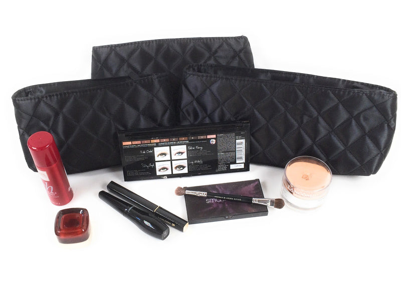 [Australia] - Makeup Bags by Models-on-the-Go Set of 3 - Black 