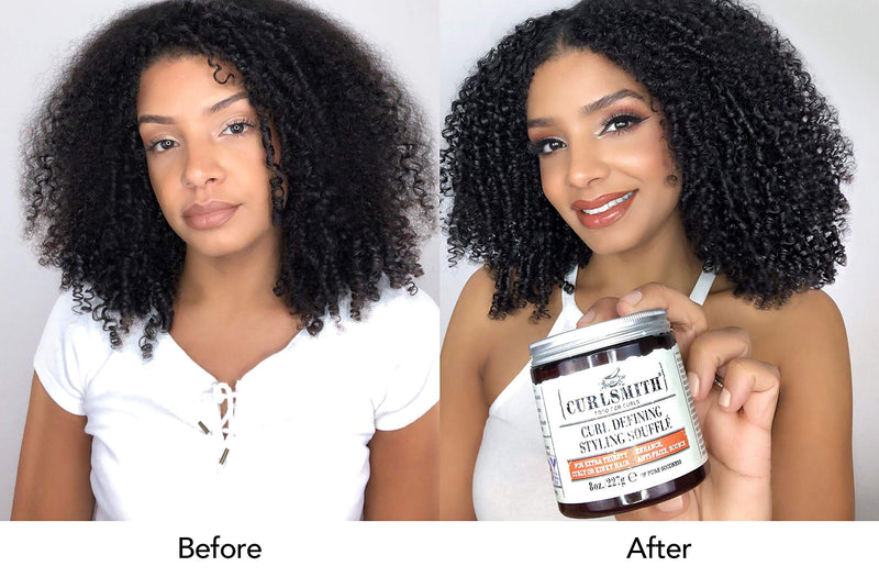 [Australia] - Curlsmith - Curl Defining Styling Soufflé - Vegan Medium Hold Styling Gel for Wavy, Curly and Coily Hair (8oz) 8 Fl Oz (Pack of 1) 