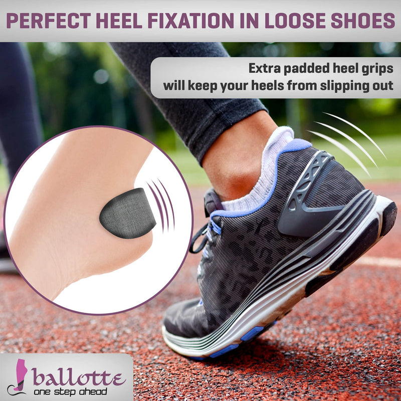 [Australia] - Extra Padded Heel Grips, Heel Protectors for Men and Women [Improved Design with Strong Adhesive Backing] Add Extra Volume and Comfort, Heel Pain Relief, Ergonomic Heel Cushions for Shoes 
