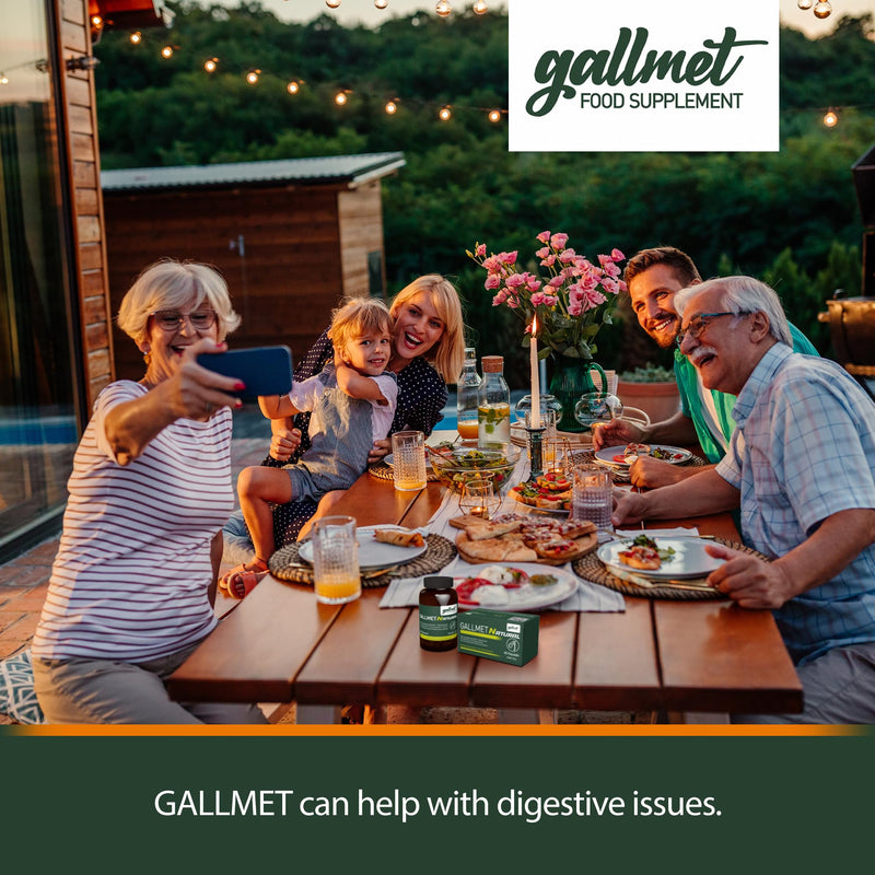 [Australia] - GALLMET Mix 60x Ox Bile 100mg Bile Salt with 37.5mg Herbs Naturally can Support After Gallbladder Removal - Digestive Problems - Fat Digestion and Gallstone - from UK 