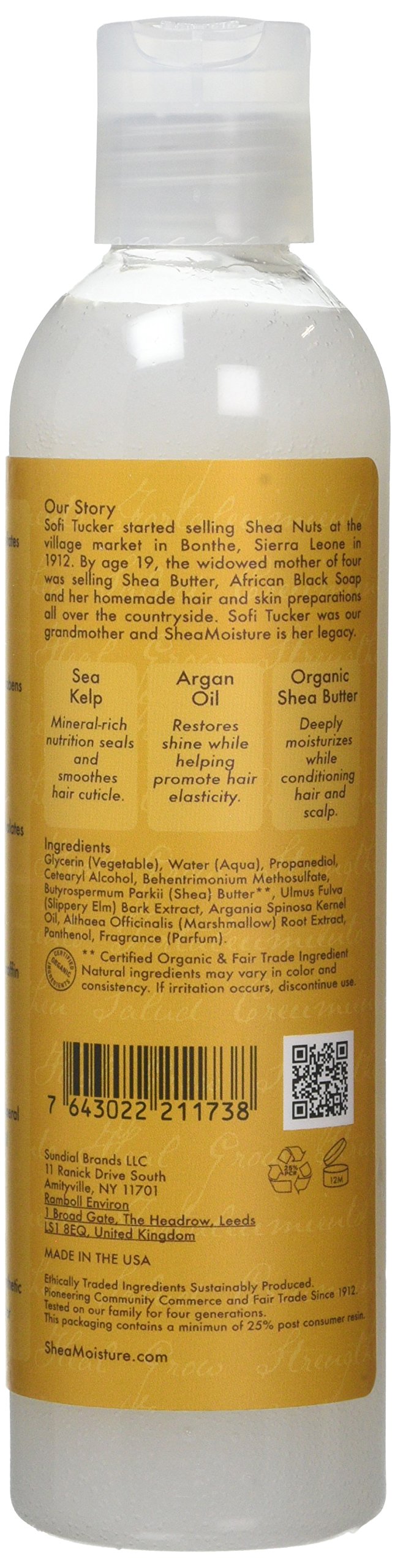 [Australia] - SheaMoisture Raw Shea Butter silicone and sulphate free hair detangler Extra Moisture Detangler for damaged, transitioning hair 237 ml 