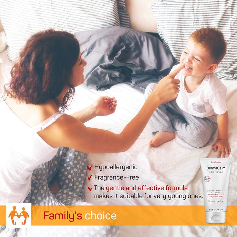[Australia] - Clinically Tested Cream for Eczema, Dermatitis and Psoriasis Treatment - Urea 8%, Probiotics w/Best Natural Ingredients - Face & Body Lotion - Itchy, Severely Dry, Scaly Skin. Moisturizer 