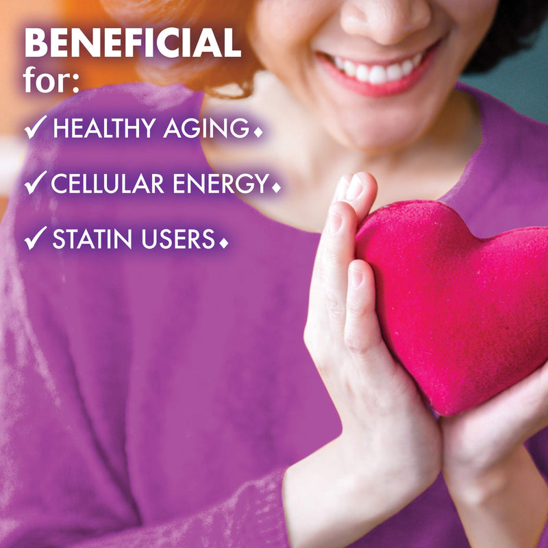 [Australia] - Bluebonnet Ccellular Active CoQ10 Ubiquinol Vegetarian Softgels, 100 mg, Maroon, 60 Count 