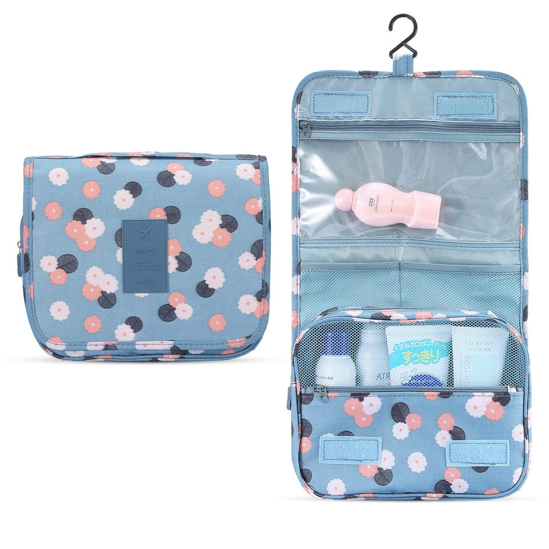 [Australia] - Portable Hanging Toiletry Bag Travel Makeup Pouch Waterproof Organizer Multifunction Cosmetic Bag for Women Girl 