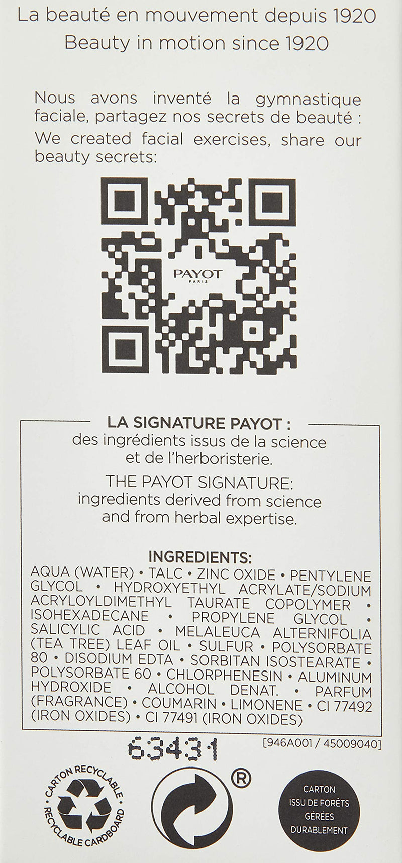 [Australia] - PAYOT PV P√£te Grise Speciale 5 Tube 15 ml 