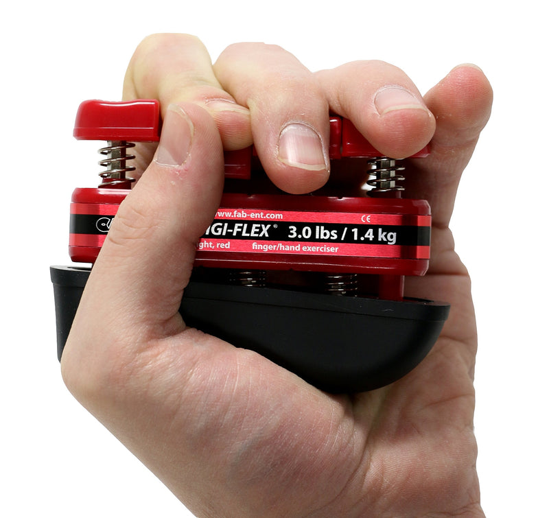 [Australia] - CanDo 10-0741 Digi-Flex Hand Exerciser, Finger 3.0 lb/Hand 10.0 lb, Red-Light Red: Light Single 