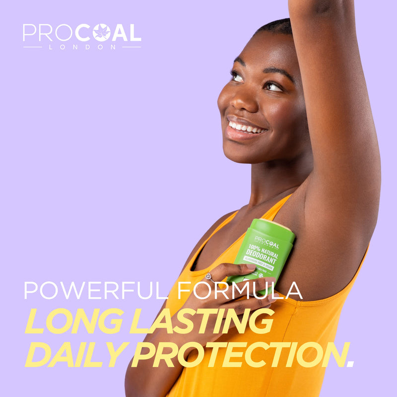 [Australia] - 100% Natural Deodorant Stick by Procoal - 100% Recyclable Pack, Aluminium Free, Baking Soda Free Deodorant For Women & Men, Cruelty-Free, Made in UK 