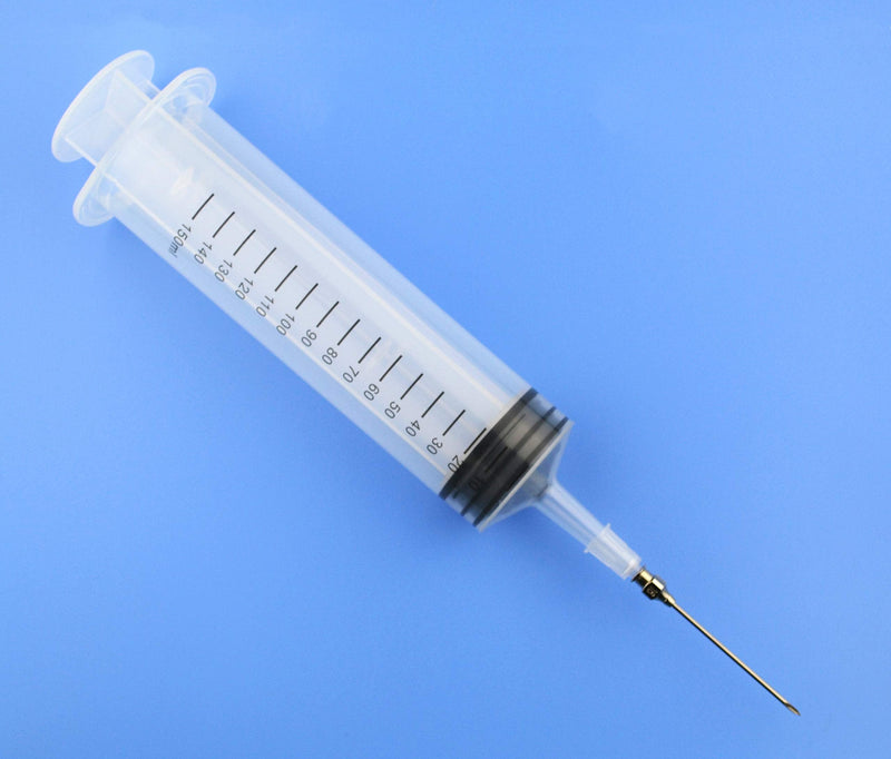 [Australia] - 2Pcs-150ml Syringe, 150cc Syringe,Kitchen Syringe Glue Syringe Plastic Syringe, Large Volume Syringe with Needle, Dispensing Syringes (150ml) 150ml 