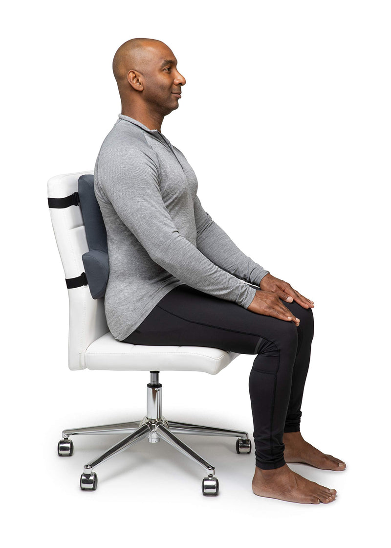 [Australia] - OPTP Thoracic Lumbar Back Support - Soft Cushion for Improved Sitting Posture and Upper/Lower Back Pain Relief for Desk Chairs, Car Seats and Airplanes 