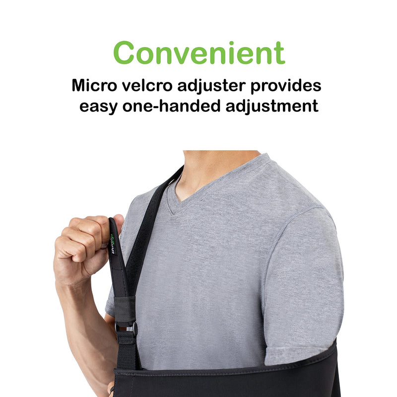 [Australia] - Think Ergo Arm Sling Sport - Lightweight, Breathable, Ergonomically Designed Medical Sling for Broken & Fractured Bones - Adjustable Arm, Shoulder & Rotator Cuff Support (Adult) Adult 