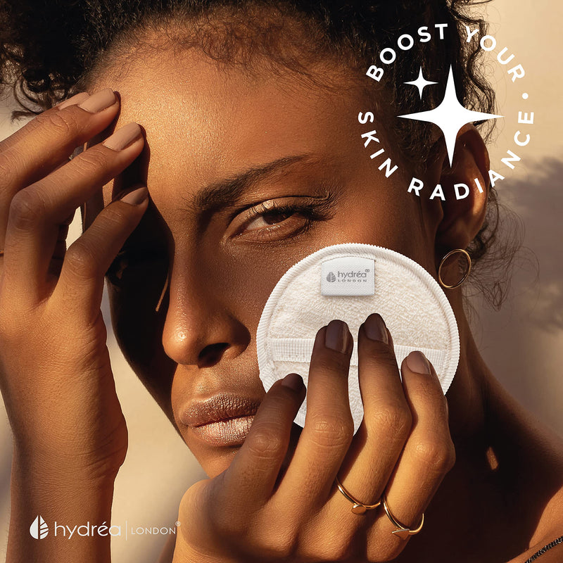 [Australia] - Cleansing & Exfoliating Loofah Facial Pad - Double Sided with Organic Egyptian Cotton 