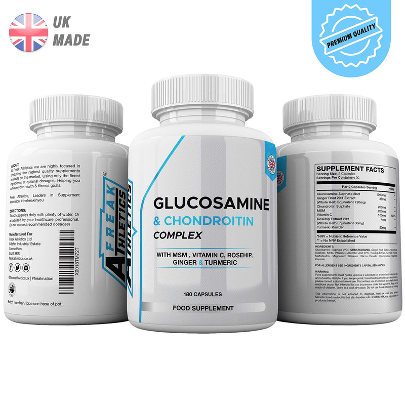 [Australia] - Glucosamine and Chondroitin High Strength Complex - with MSM, Rosehip, Ginger & Turmeric 