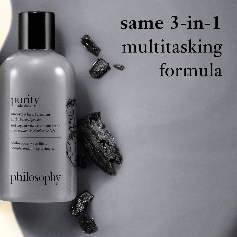 [Australia] - philosophy purity facial cleanser with charcoal powder, 240 ml 