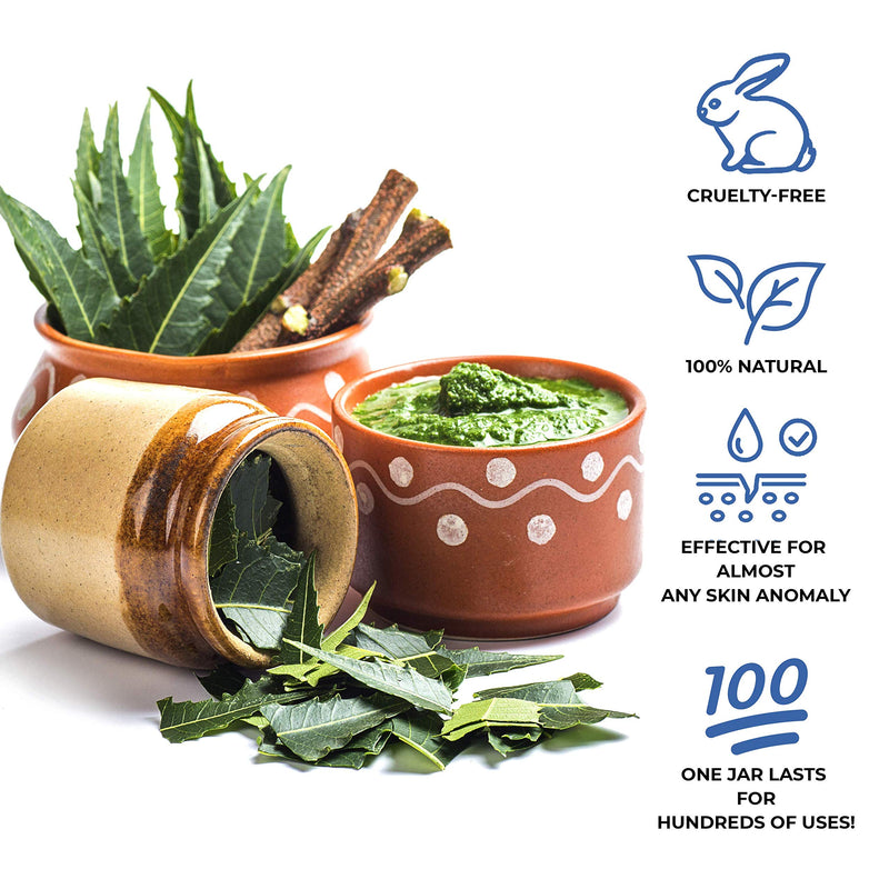 [Australia] - Auromere Ayurvedic Neem Balm - All Natural Rosacea, Eczema And Psoriasis Cream for Face and Body - Contains 34% Neem Oil for Skin - Soothes Dry, Itchy or Sensitive Skin and Reduce Redness - 2oz 