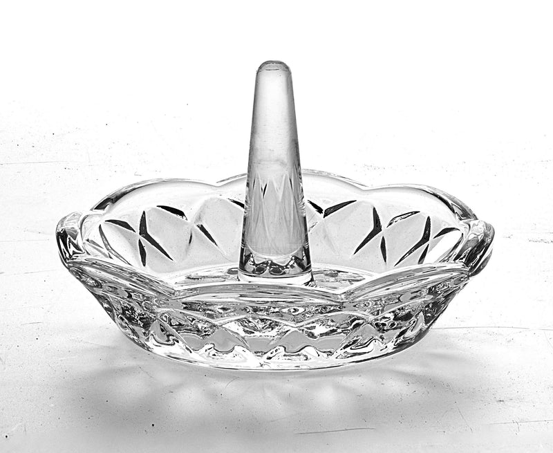 [Australia] - Barski - Cut Crystal - Ring Holder - 3.25" height - Made in Europe 