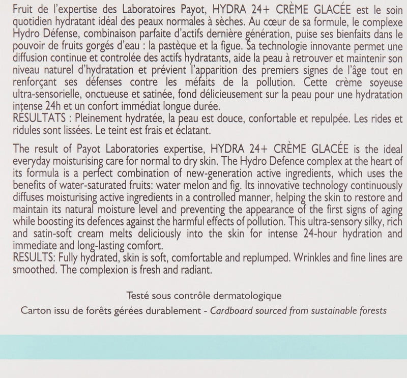 [Australia] - PAYOT Hydra 24 + Cr√®me Glacee 50 ml 