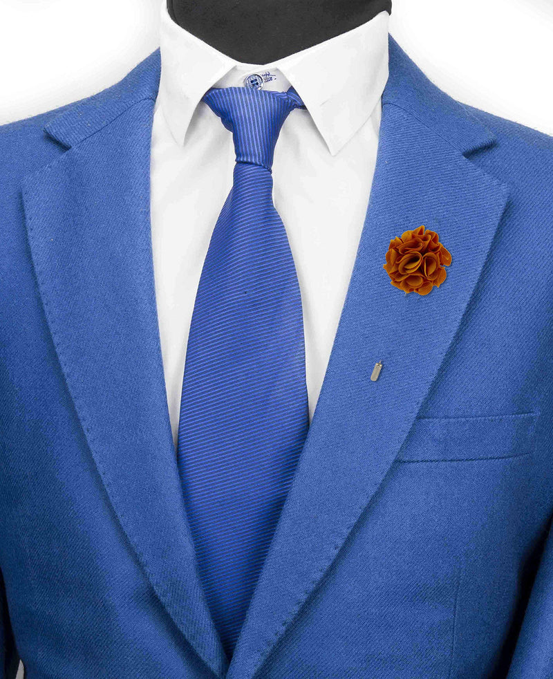 [Australia] - Knighthood Mustard Bunch Flower Lapel Pin Badge Coat Suit Wedding Gift Party Shirt Collar Accessories Brooch for Men 