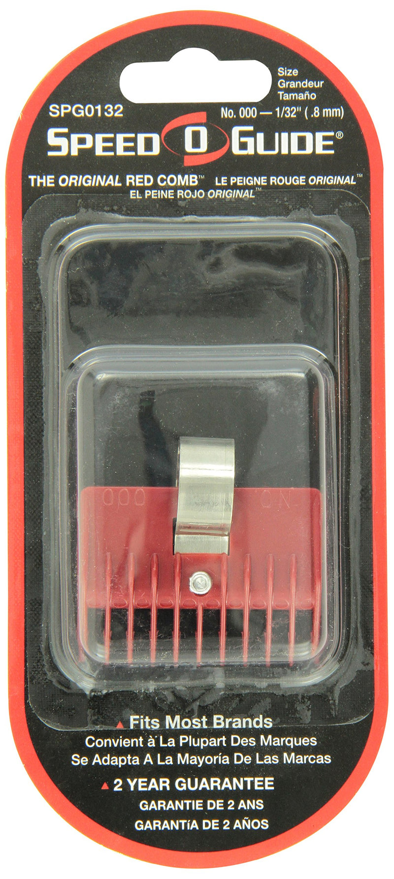 [Australia] - Speed-O-Guide SPG0132 Clipper Comb, Red #000 