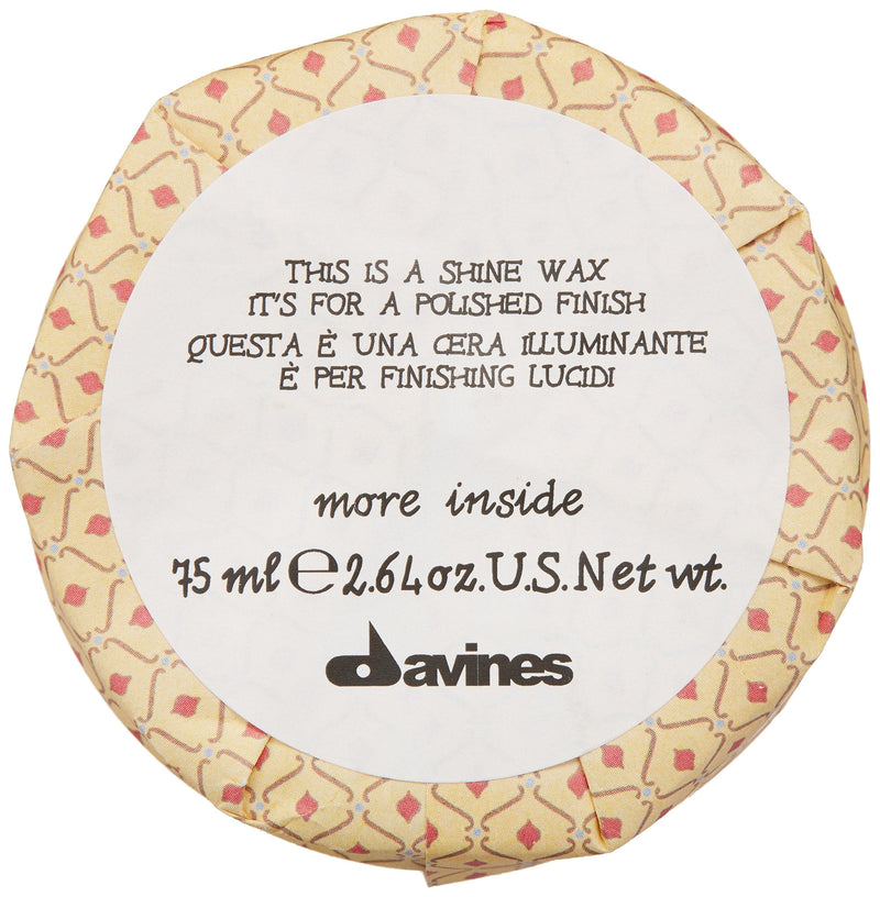 [Australia] - Davines More Inside Shine Wax (13509), Davines, 75 ml 