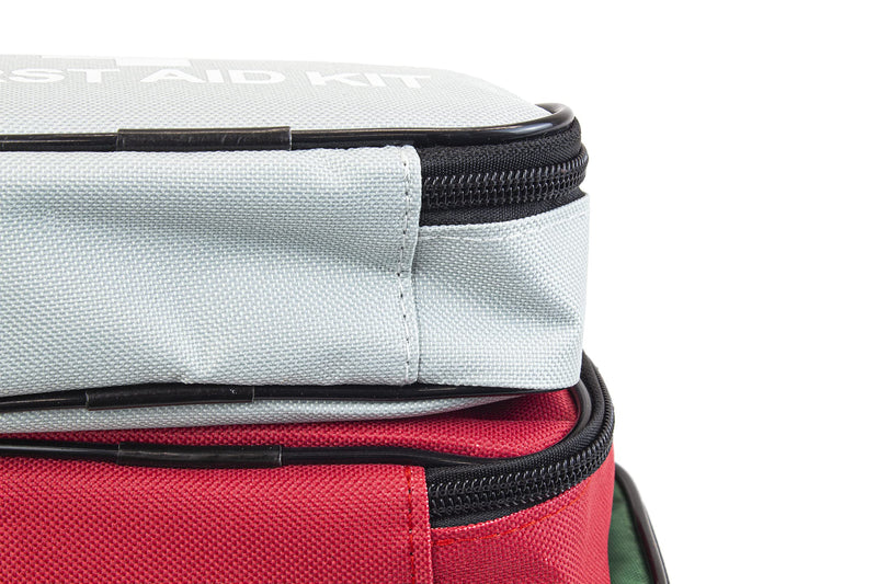 [Australia] - Clay Roberts First Aid Kit, Green, Compact First Aid Kit Bag, Bandages, Dressing Pads, Plasters, Emergency & Medical Supplies, 1st Aid Kit Bag for Travel, Home, Family, Holidays, Cars and Camping 