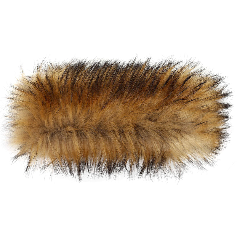 [Australia] - soul young Women's Faux Fur Headband with Stretch Winter Earwarmer Earmuff Nature 2 