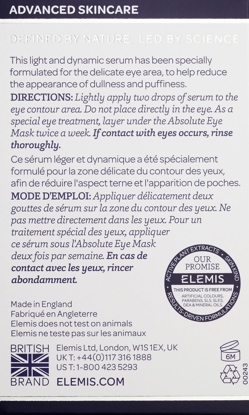 [Australia] - Elemis Absolute Eye Serum, Hydrating Eye Serum, 15 ml 