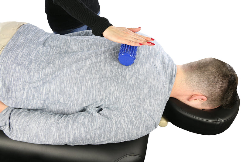 [Australia] - CanDo 30-1994 Massage Roll, 6.5 cm x 16 cm, Blue 