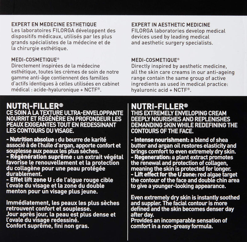 [Australia] - Filorga Nutri-Filler 50 ml,1 Pack 