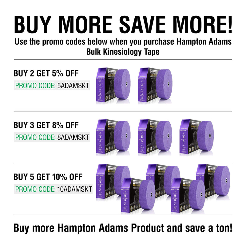 [Australia] - (135 Feet) Bulk Kinesiology Tape Waterproof Roll Sports Therapy Support for Knee, Muscle, Wrist, Shoulder, Back / Original Uncut Premium Therapeutic Elastic & Hypoallergenic Cotton - (Purple) 