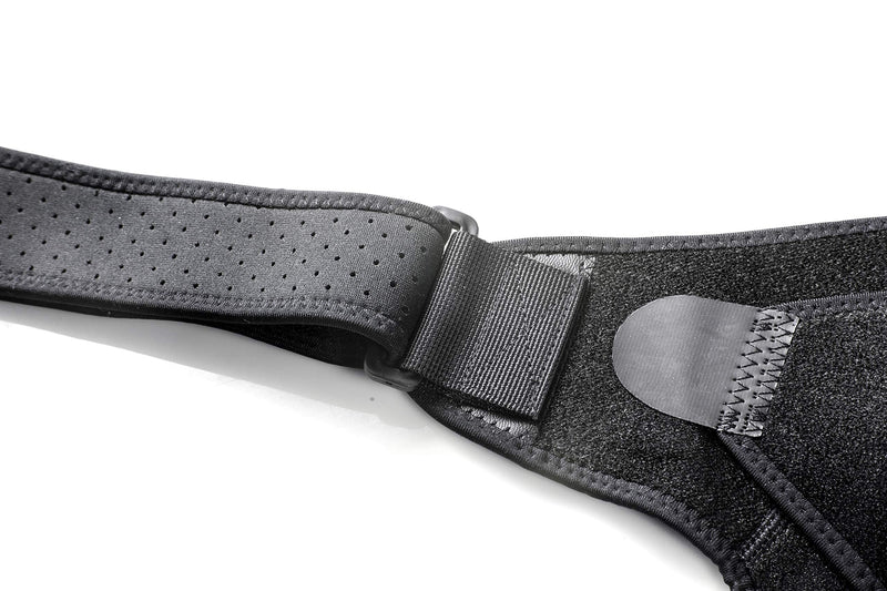 [Australia] - ellostar Stabilizing Shoulder Brace for Women and Men, Adjustable All Size Fit Sleeve Wrap with Ice Pack Pocket, Pain Relief for Injuries, Recovery and Dislocated Shoulder 