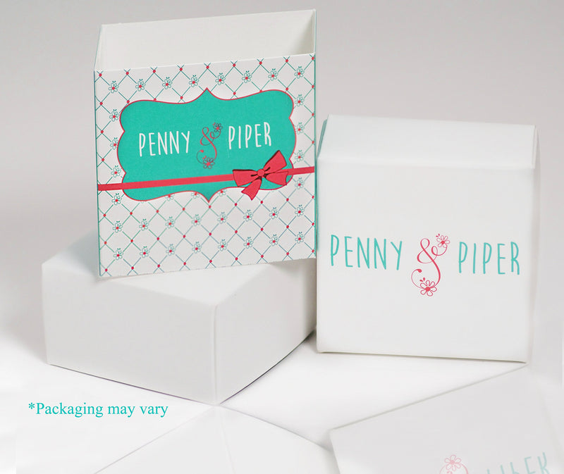 [Australia] - Penny & Piper Mother Daughter Necklaces for 2: Sterling Silver Plated Heart Charm & Heart Cut Out Necklaces 