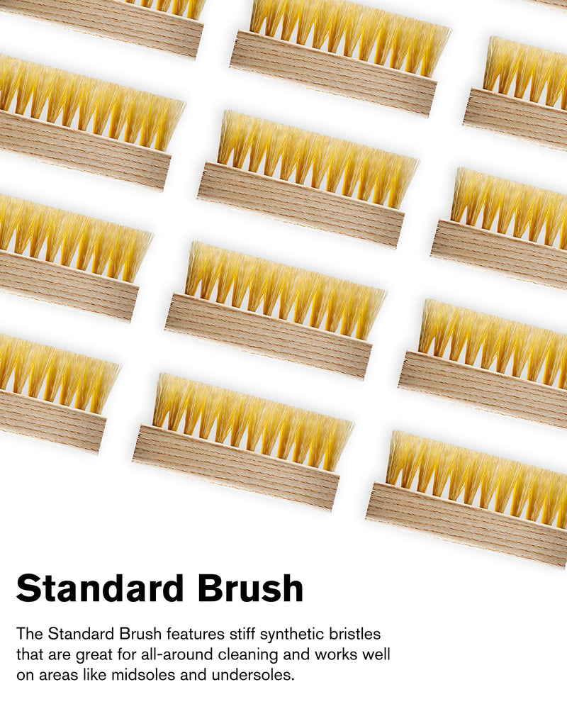 [Australia] - Jason Markk Standard Cleaning Brush - Handcrafted Wood Handle - Synthetic Bristles - Tough on Stubborn Stains & Dirt on Midsoles - Great for All-Around Shoe Cleaning - Works on Most Materials Standard Brush 
